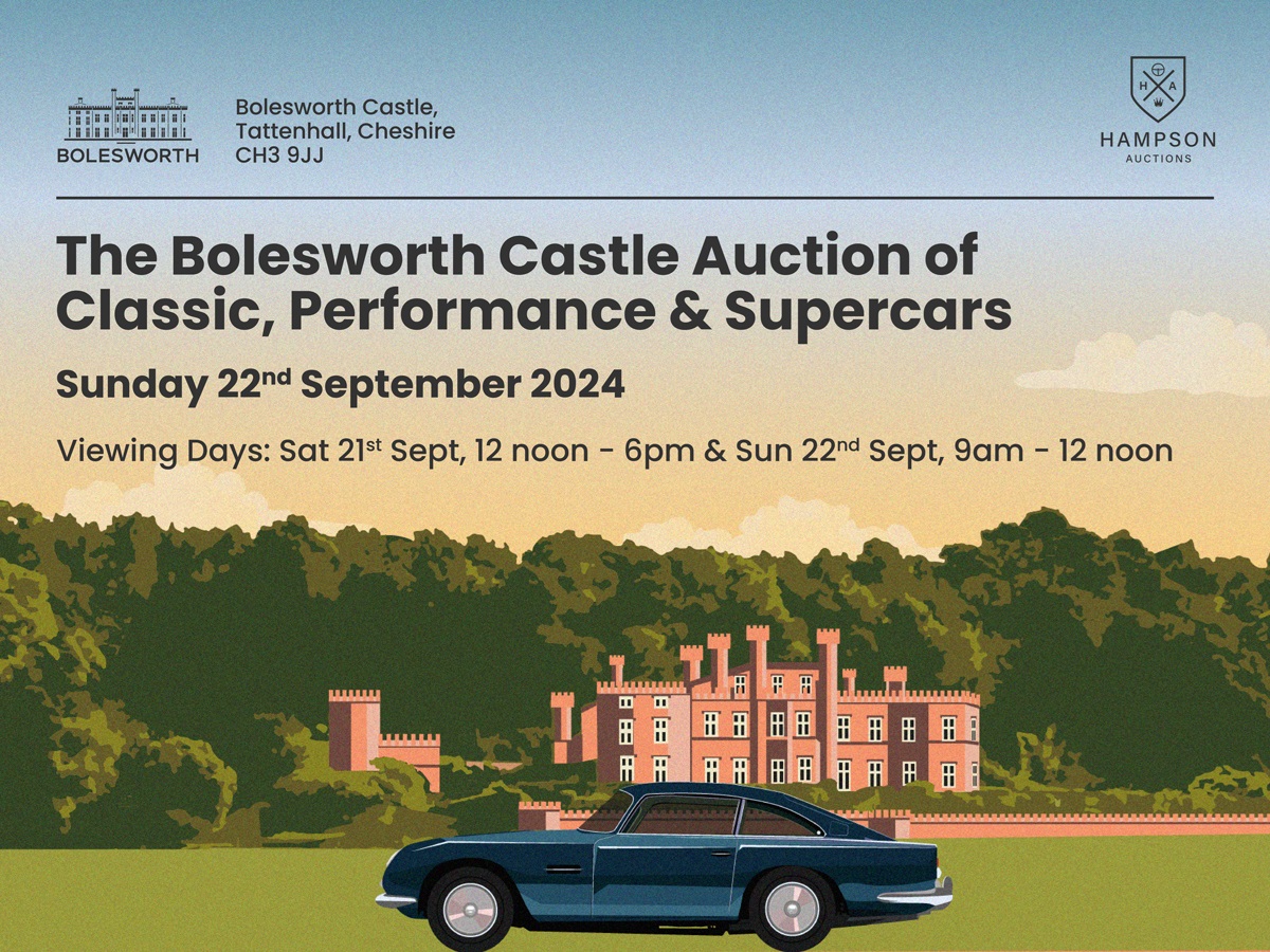 The Bolesworth Castle September 2024 Classic, Performance & Supercar Auction