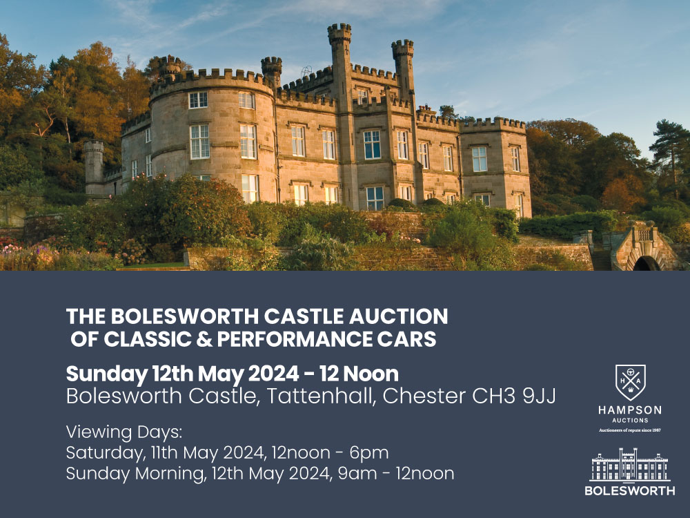The Bolesworth Castle May 2024 Classic & Performance Car Auction