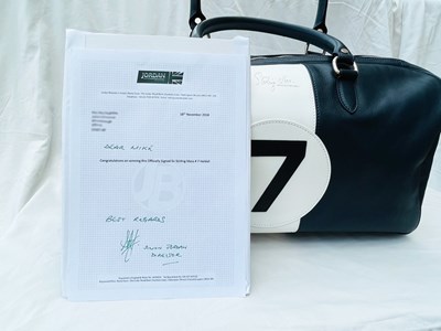 Lot 14 - Sir Stirling Moss Signed #7 Holdall