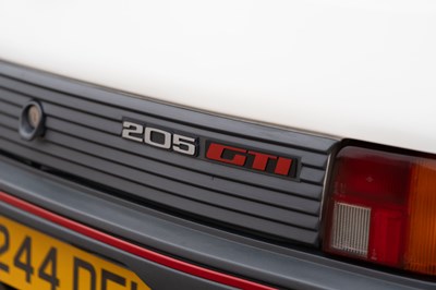 Lot 29 - 1987 Peugeot 205 GTI 1.6