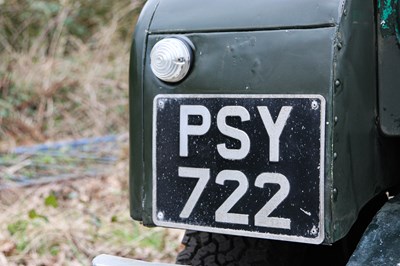 Lot 116 - 1957 Land Rover Series I 88" SWB