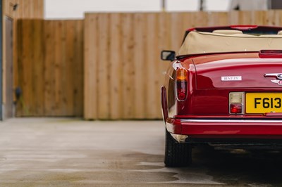 Lot 70 - 1989 Bentley Continental Convertible