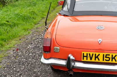 Lot 3 - 1972 MGB Roadster