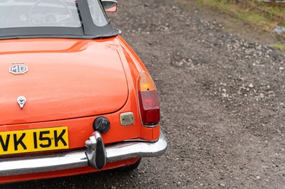 Lot 3 - 1972 MGB Roadster