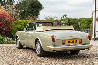 Lot 69 - 1985 Bentley Continental Convertible