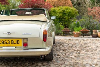 Lot 38 - 1985 Bentley Continental Convertible