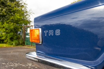 Lot 27 - 1972 Triumph TR6