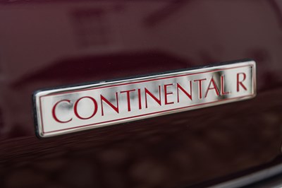 Lot 72 - 1995 Bentley Continental R