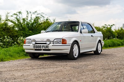 Lot 34 - 1988 Ford Escort XR3i Convertible