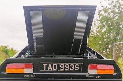 Lot 71 - 1978 Maserati Merak SS