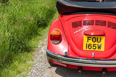 Lot 56 - 1975 VW Beetle 1303 Karmann Cabriolet