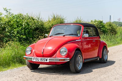 Lot 56 - 1975 VW Beetle 1303 Karmann Cabriolet