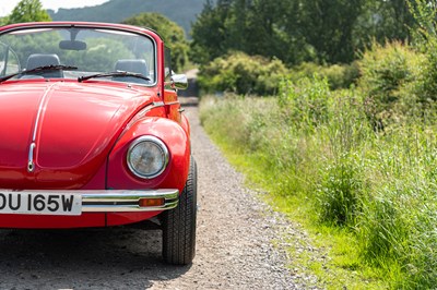 Lot 56 - 1975 VW Beetle 1303 Karmann Cabriolet