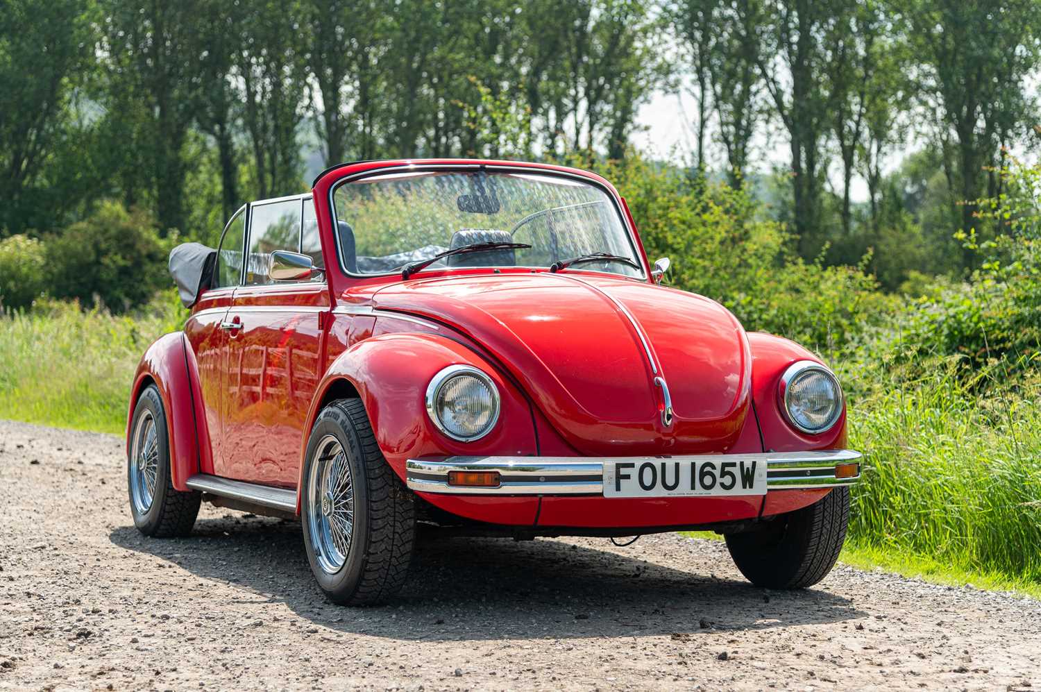 Lot 56 - 1975 VW Beetle 1303 Karmann Cabriolet