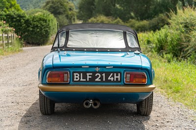 Lot 2 - 1969 Lotus Elan S4 Black Edition