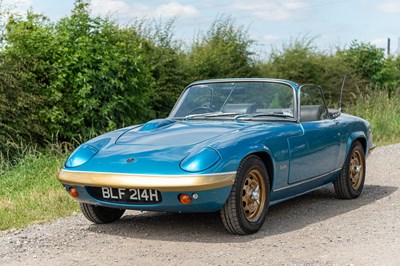 Lot 2 - 1969 Lotus Elan S4 Black Edition