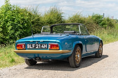 Lot 2 - 1969 Lotus Elan S4 Black Edition