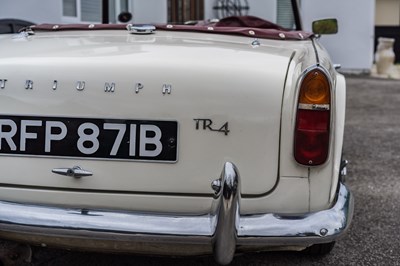 Lot 98 - 1964 Triumph TR4