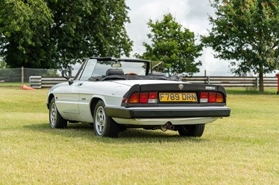 Lot 102 - 1989 Alfa Romeo Spider