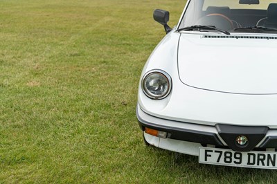 Lot 102 - 1989 Alfa Romeo Spider