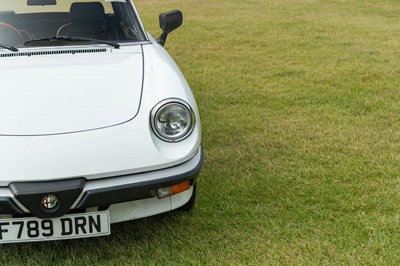 Lot 102 - 1989 Alfa Romeo Spider