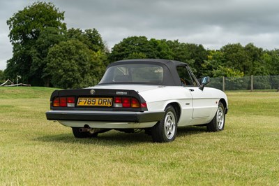 Lot 102 - 1989 Alfa Romeo Spider