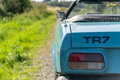 Lot 99 - 1980 Triumph TR7