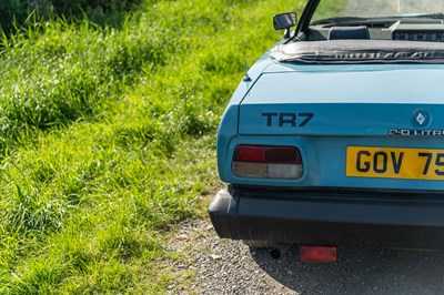 Lot 99 - 1980 Triumph TR7