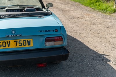 Lot 99 - 1980 Triumph TR7