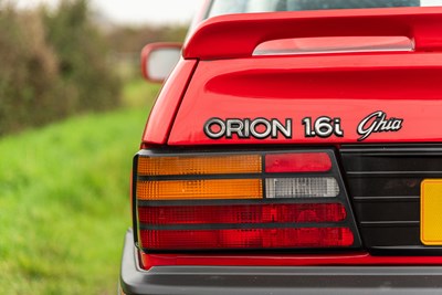 Lot 37 - 1989 Ford Orion 1.6I Ghia