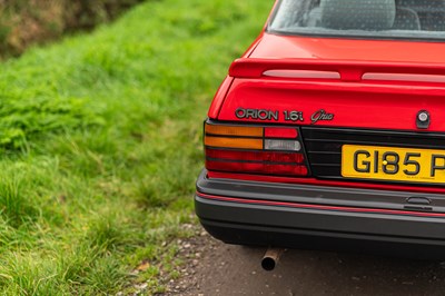 Lot 37 - 1989 Ford Orion 1.6I Ghia