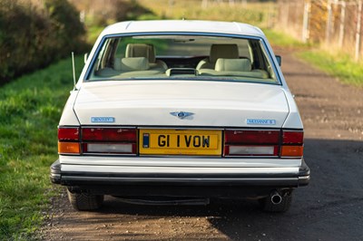 Lot 77 - 1990 Bentley Mulsanne S