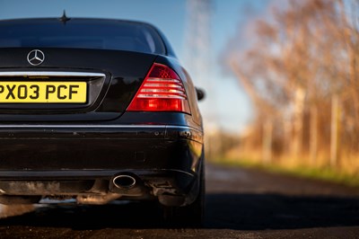 Lot 13 - 2003 Mercedes S600 BI Turbo