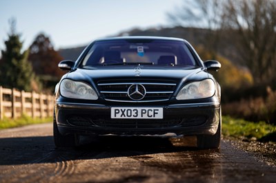 Lot 13 - 2003 Mercedes S600 BI Turbo