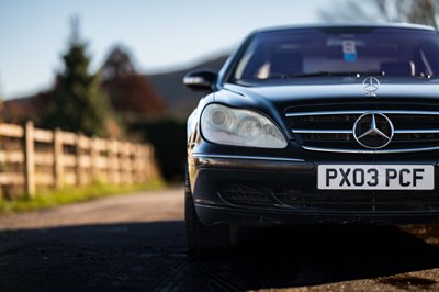 Lot 13 - 2003 Mercedes S600 BI Turbo