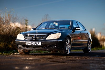 Lot 13 - 2003 Mercedes S600 BI Turbo