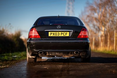 Lot 13 - 2003 Mercedes S600 BI Turbo