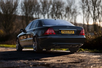 Lot 13 - 2003 Mercedes S600 BI Turbo