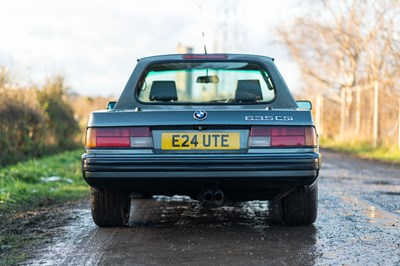 Lot 93 - 1988 BMW 635 CSI