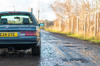 Lot 93 - 1988 BMW 635 CSI