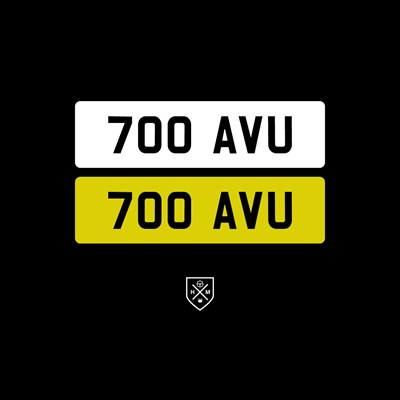 Lot 50 - Cherished Number Plate 700 AVU