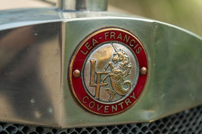 Lot 25 - 1926 Lea Francis J Type Drophead Coupe
