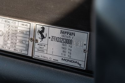 Lot 1993 Ferrari Mondial T