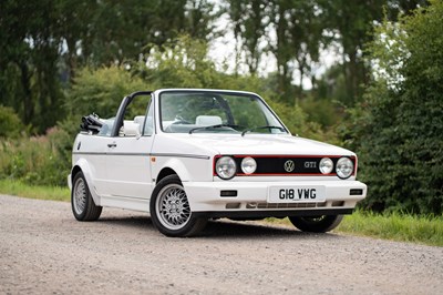 Lot 66 - 1989 Volkswagen Golf GTI Cabriolet
