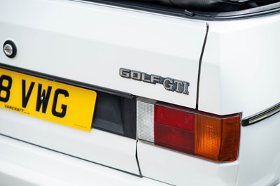 Lot 66 - 1989 Volkswagen Golf GTI Cabriolet