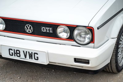Lot 66 - 1989 Volkswagen Golf GTI Cabriolet