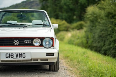 Lot 66 - 1989 Volkswagen Golf GTI Cabriolet