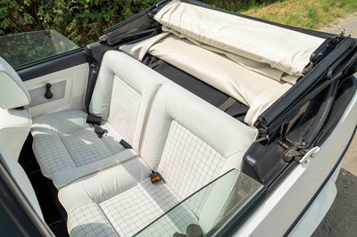 Lot 66 - 1989 Volkswagen Golf GTI Cabriolet