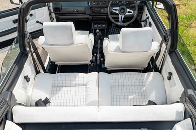 Lot 66 - 1989 Volkswagen Golf GTI Cabriolet