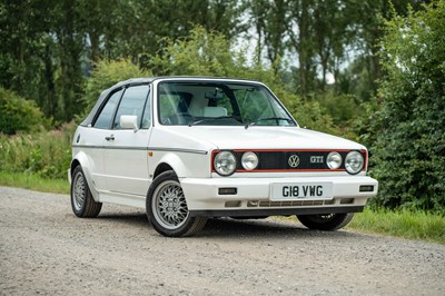 Lot 66 - 1989 Volkswagen Golf GTI Cabriolet